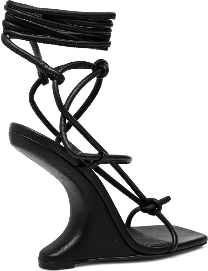 110mm Sculpted Heel Sandals - Image 3