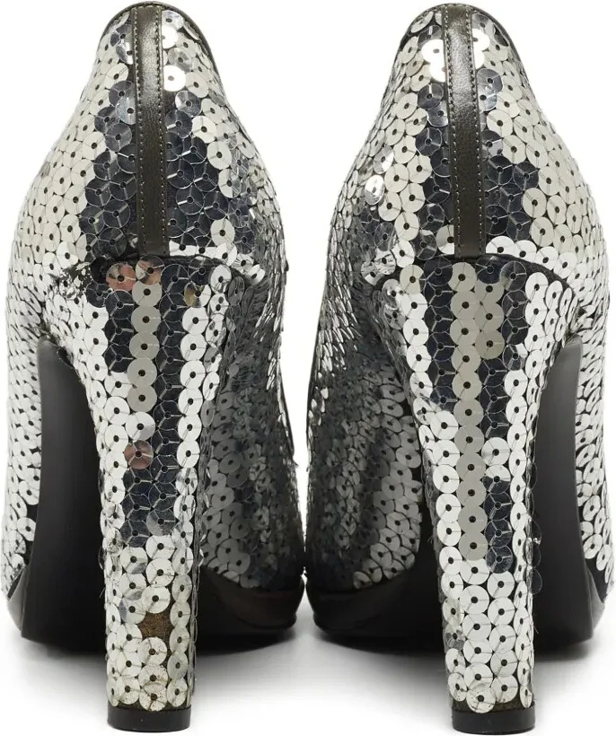 110mm Sequin-Embellished Pumps - Image 3