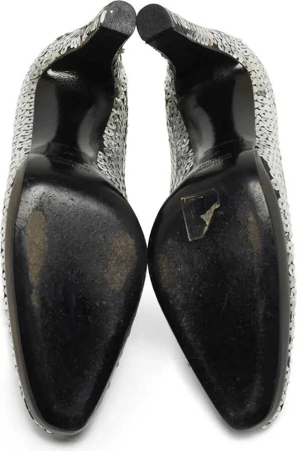 110mm Sequin-Embellished Pumps - Image 5