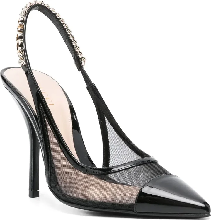 110mm Signoria slingback pumps - Image 2