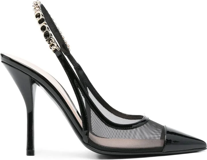 110mm Signoria slingback pumps