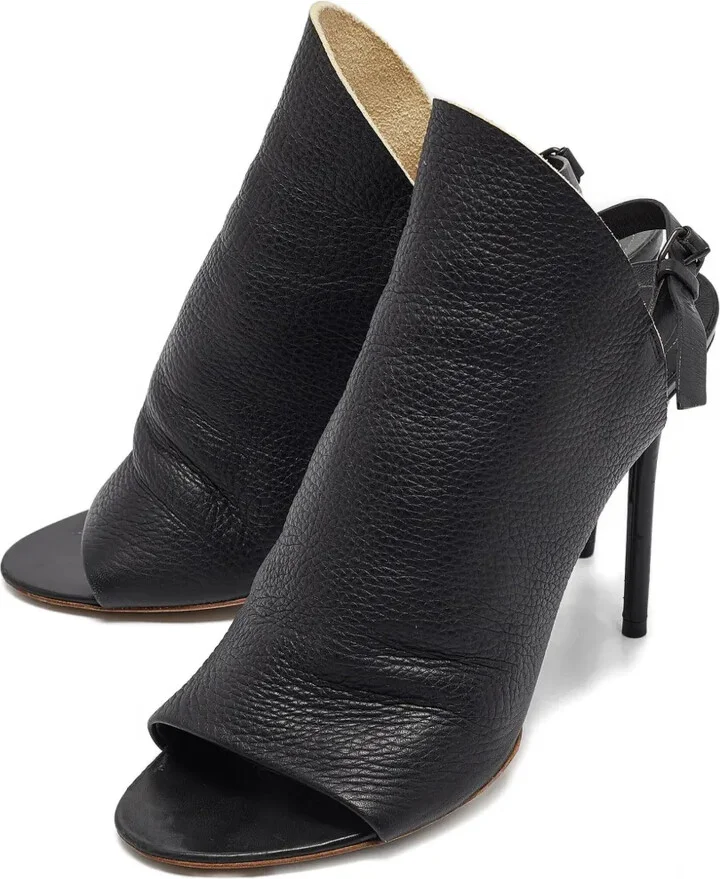 110mm Slingback Leather Sandals - Image 2