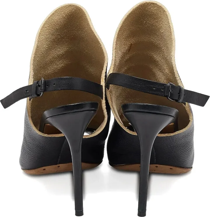 110mm Slingback Leather Sandals - Image 5