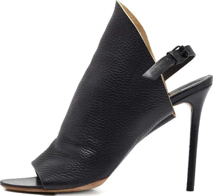 110mm Slingback Leather Sandals