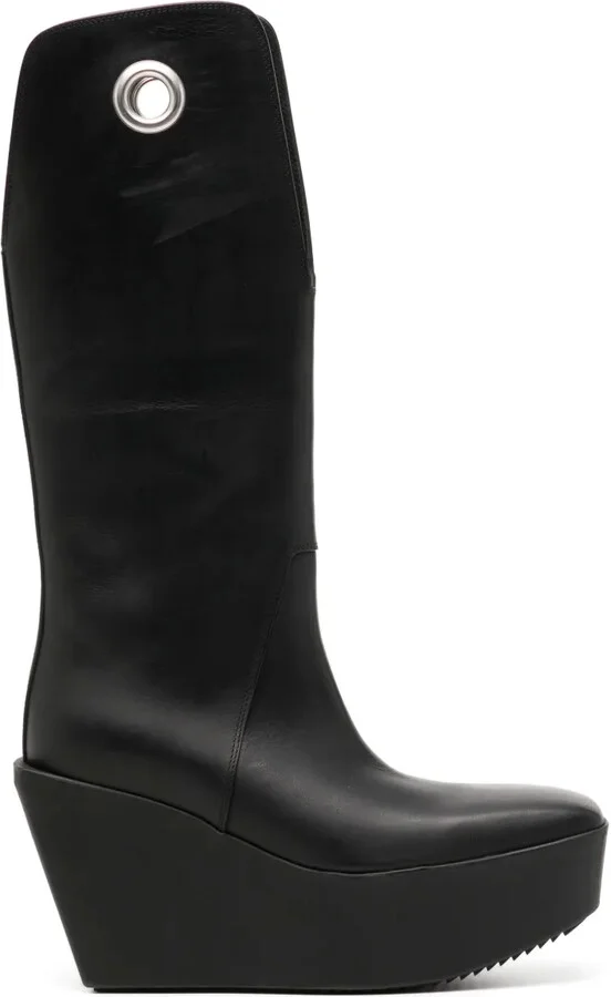 110mm Sliver leather boots