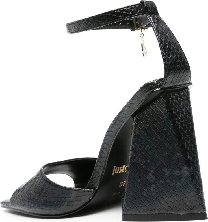 110mm Snakeskin-Effect Sandals - Image 3