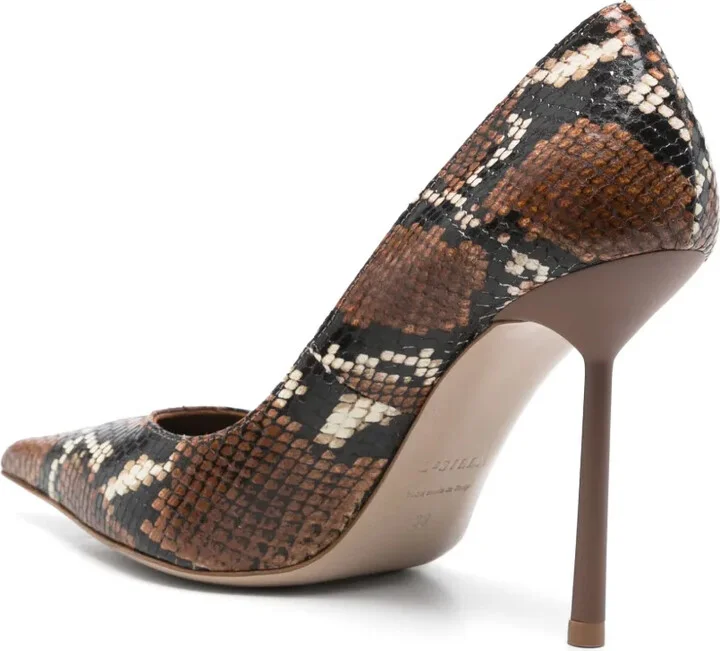 110mm Snakeskin-Print Pumps - Image 3