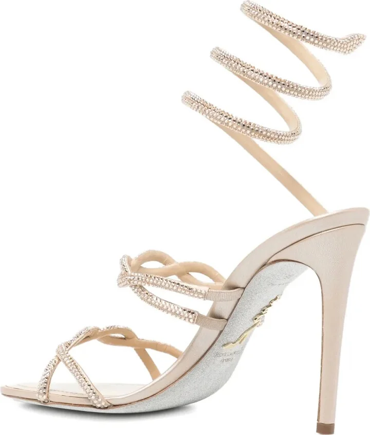 110mm Spiral-Embellished Sandals - Image 3