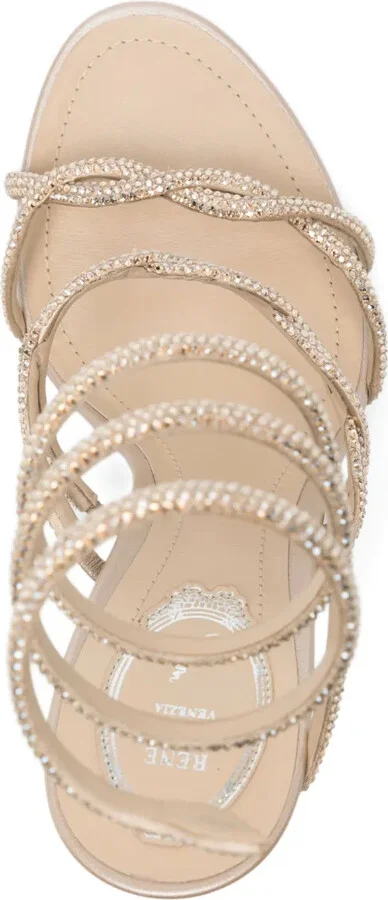 110mm Spiral-Embellished Sandals - Image 4