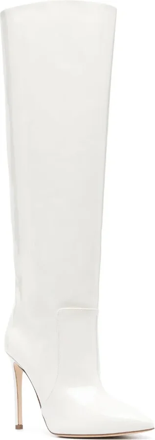 110mm Stiletto Leather Boots - Image 2