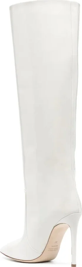 110mm Stiletto Leather Boots - Image 3