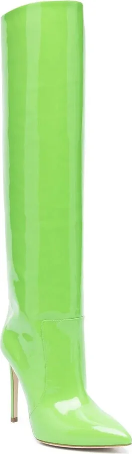 110mm Stiletto Leather Boots - Image 2