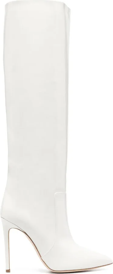 110mm Stiletto Leather Boots