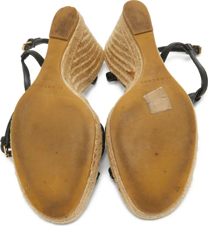 110mm Strappy Wedge Sandals - Image 5