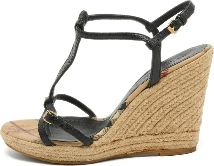 110mm Strappy Wedge Sandals