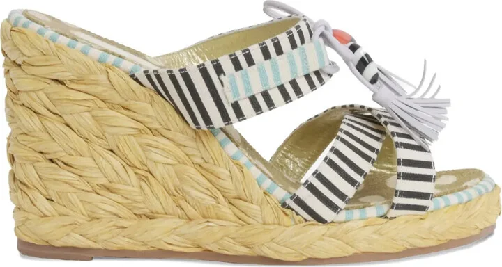 110mm Striped Sandals