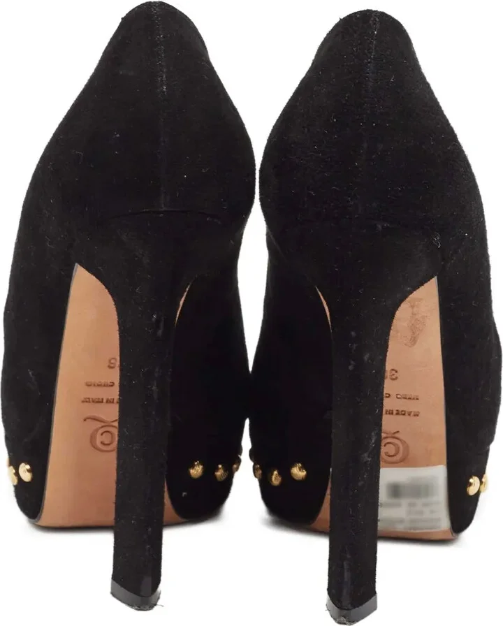 110mm Stud-Embellished Peep-Toe Pumps - Image 3