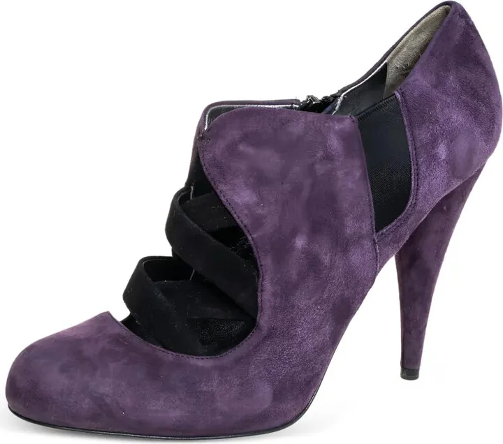 110mm Suede Ankle Boots - Image 4