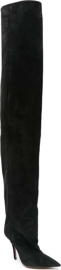 110mm Suede Boots - Image 2