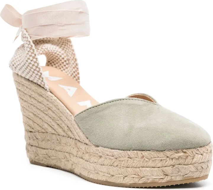 110mm Suede Espadrilles - Image 2