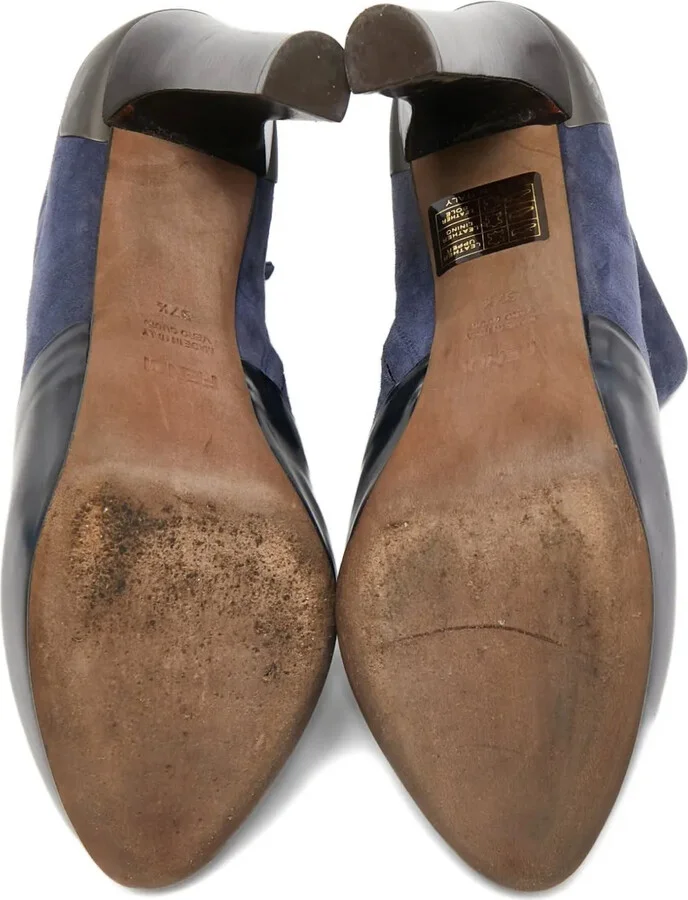 110mm Suede Leather Ankle Boots - Image 5