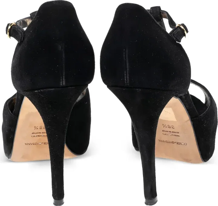110mm Suede Leather Sandals - Image 4