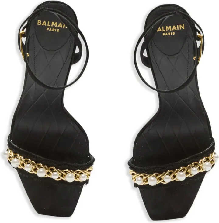110mm Suede Sandals - Image 3