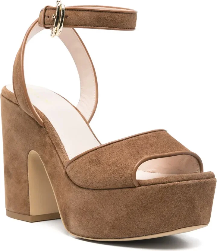 110mm Suede Sandals - Image 2