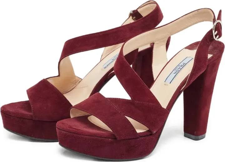 110mm Suede Sandals - Image 2