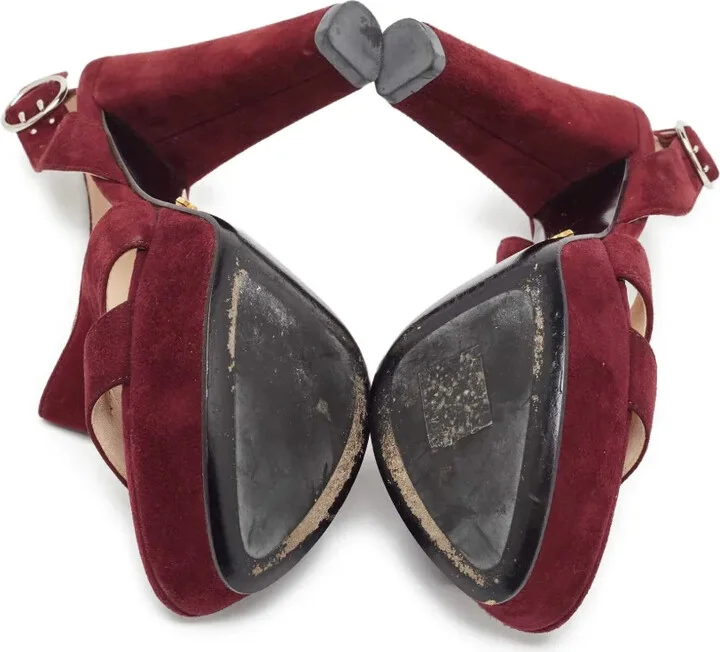 110mm Suede Sandals - Image 4