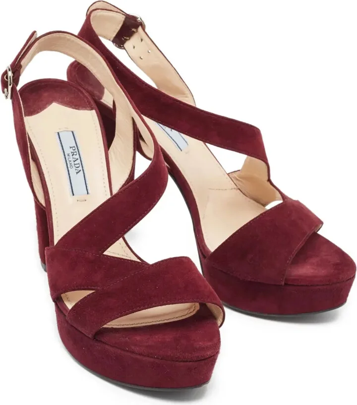 110mm Suede Sandals - Image 5