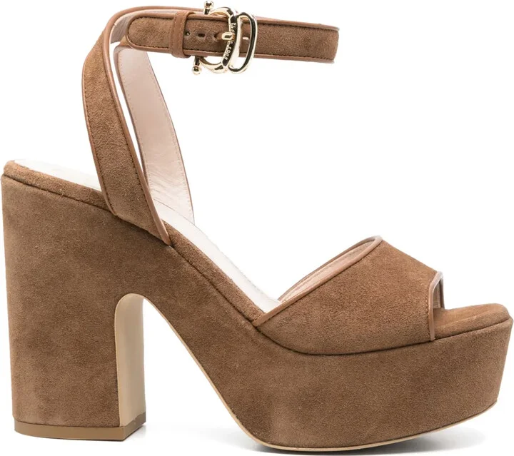 110mm Suede Sandals