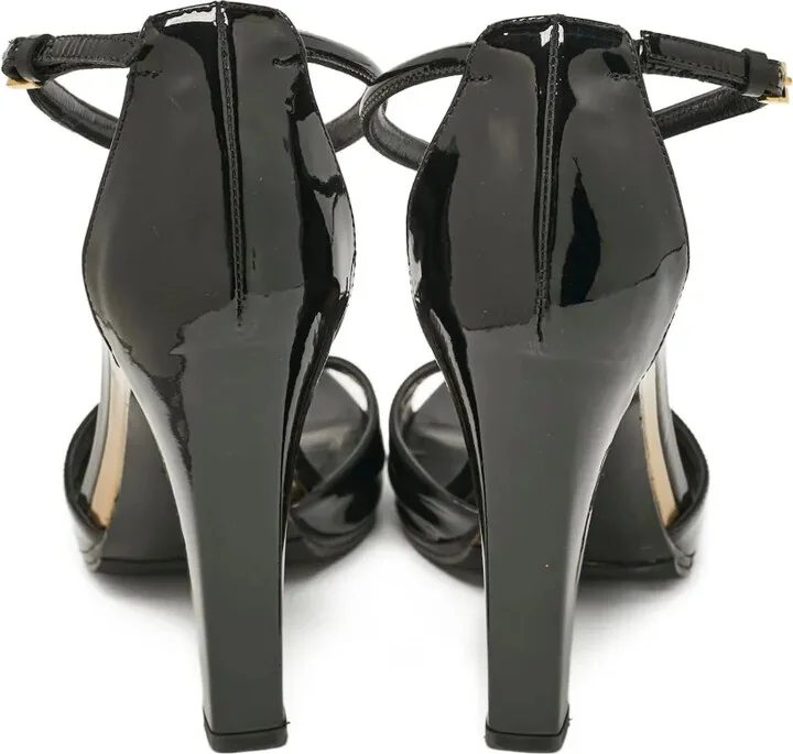 110mm T-strap patent-leather pumps - Image 4