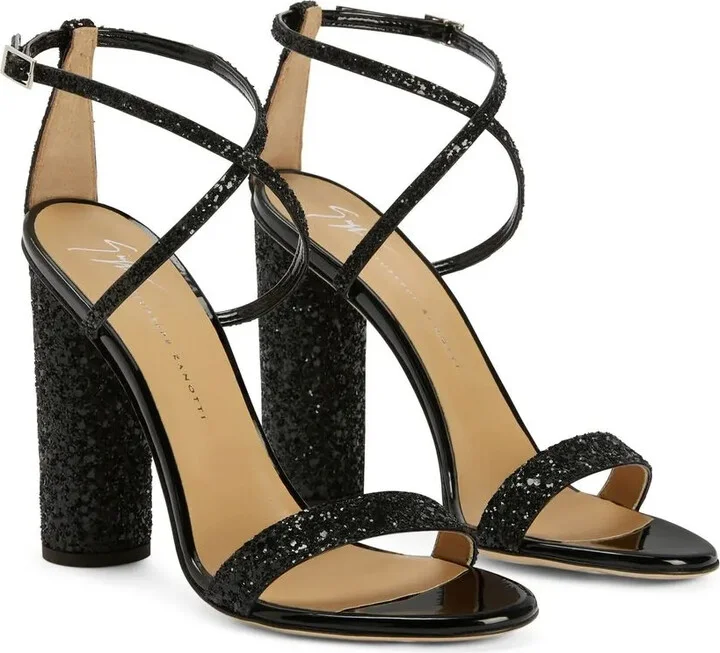 110mm Tara glitter sandals - Image 2