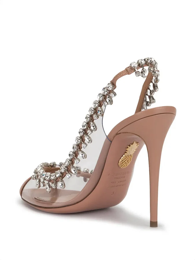 110mm Temptation crystal-embellished pumps - Image 3