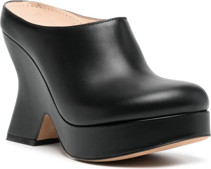 110mm Terra wedge mules - Image 2