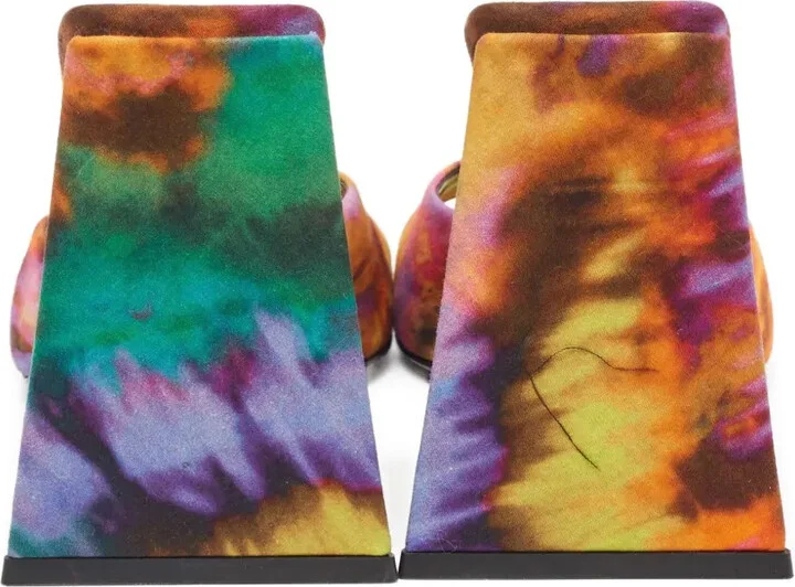 110mm Tie Dye Square-Toe Sandals - Image 3