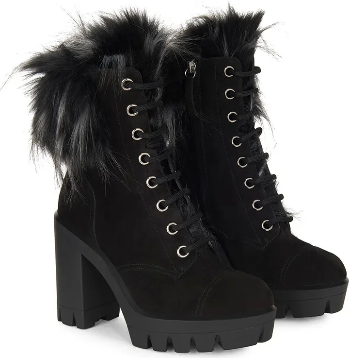 110mm Tonix Winter platform lace-up boots - Image 2