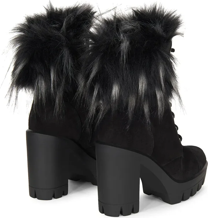 110mm Tonix Winter platform lace-up boots - Image 3
