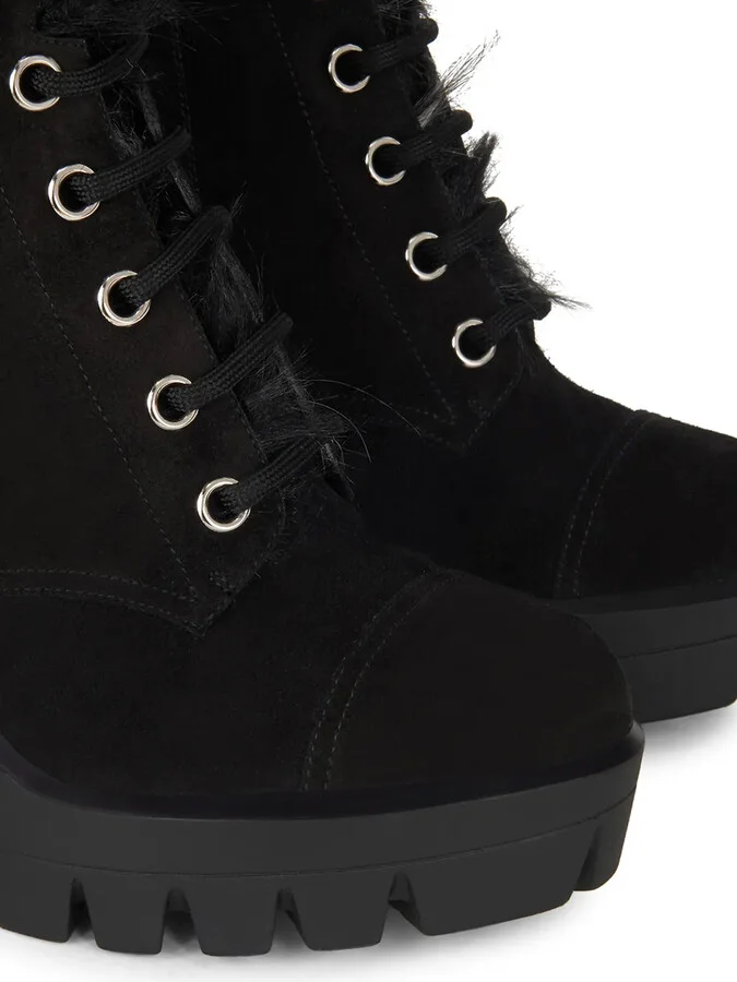 110mm Tonix Winter platform lace-up boots - Image 4