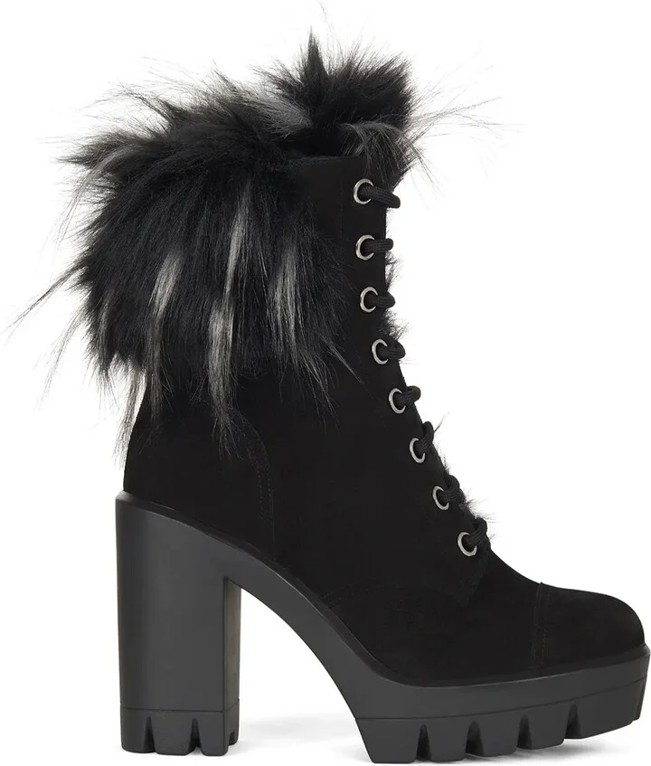 110mm Tonix Winter platform lace-up boots