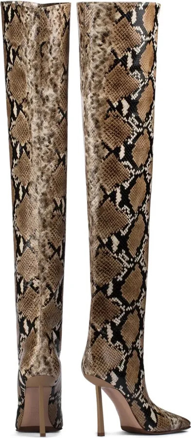 110mm Vittoria snake-print boots - Image 3