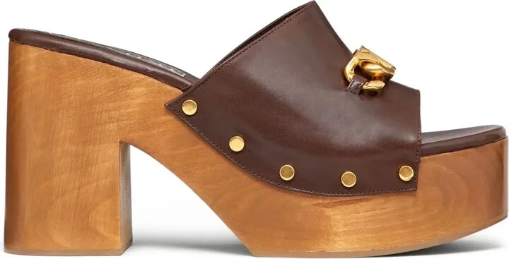 110mm VLogo Chain sandals