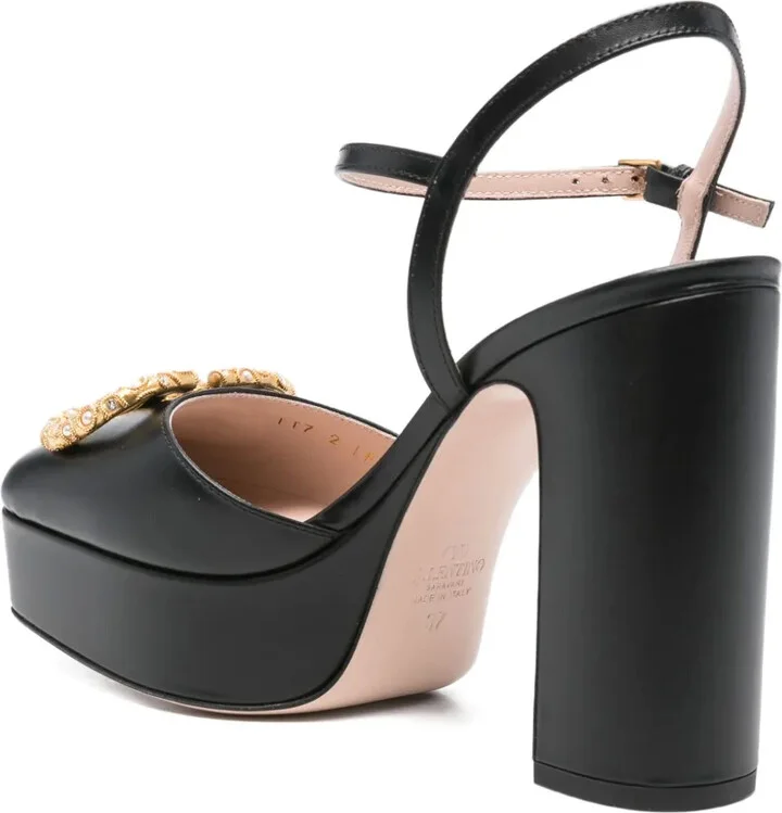 110mm VLogo Signature platform pumps - Image 3