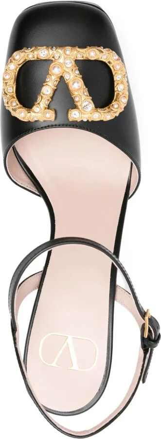 110mm VLogo Signature platform pumps - Image 4