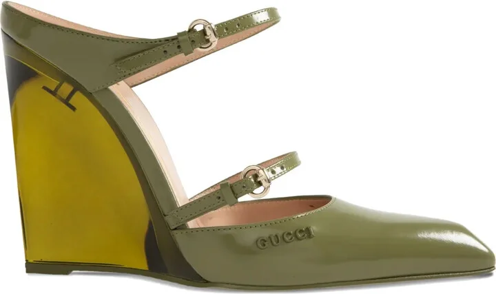 110mm Wedge-Heel Pumps