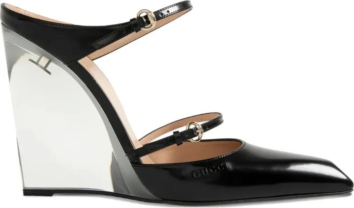 110mm Wedge-Heel Pumps