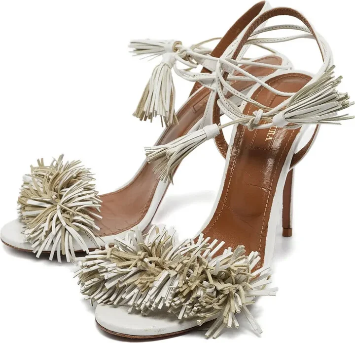 110mm Wild Thing tassel fringe sandals - Image 2
