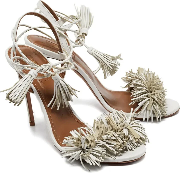 110mm Wild Thing tassel fringe sandals - Image 3