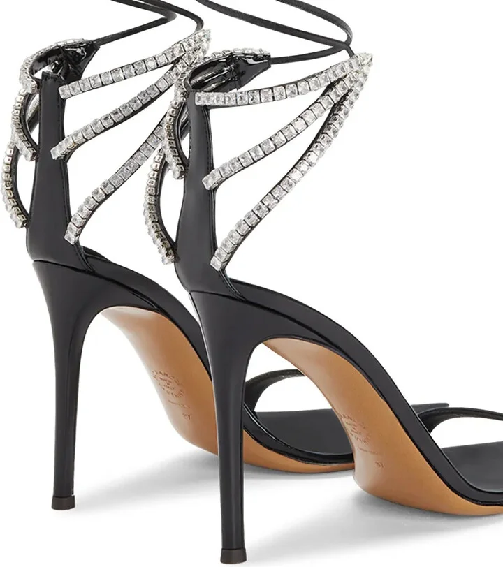 111 Rhinestone-Embellished Sandals - Image 4